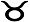 symbol for Taurus the Bull